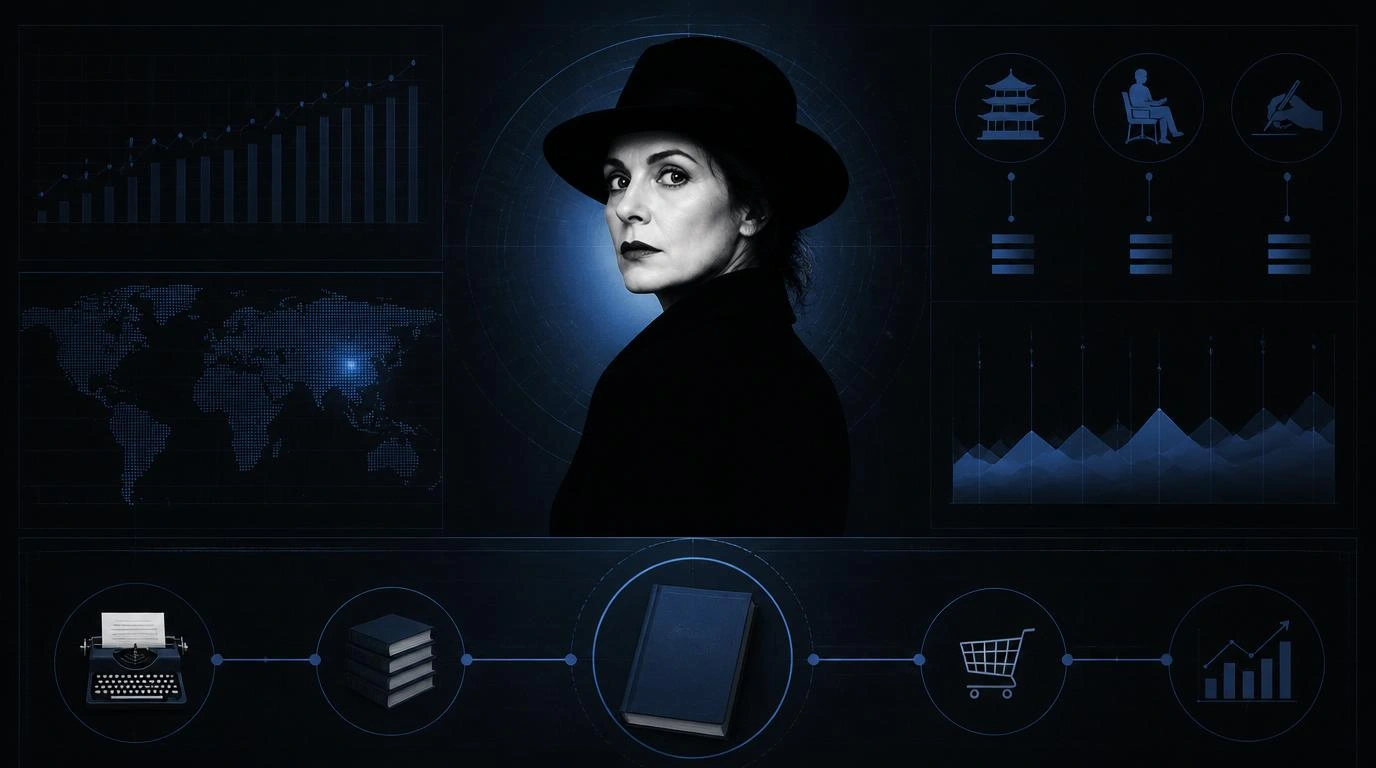 NOETRA - Amélie Nothomb — Biographie stratégique : marque personnelle, production annuelle et machine littéraire