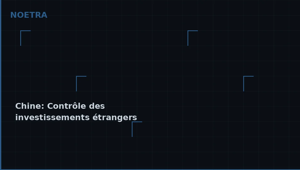 NOETRA - Géopolitique Chine